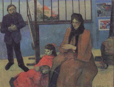 Paul Gauguin The Sudio of Schuffenecker or The Schuffenecker Family (mk07)